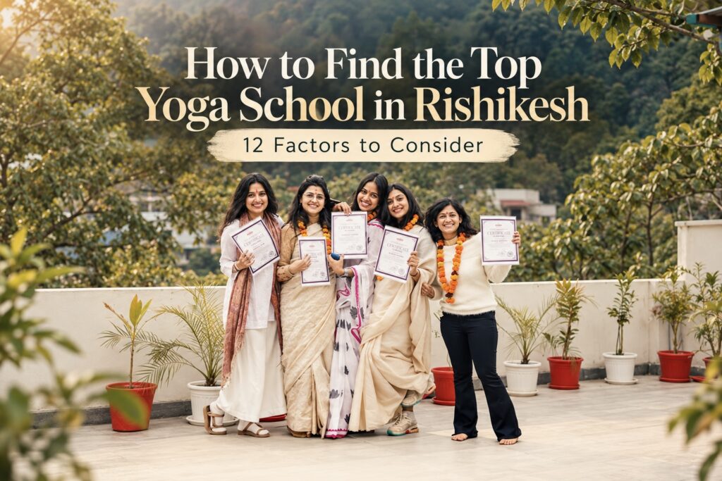 How to Find the Top Yoga School in Rishikesh: 12 Factors to Consider Before joining