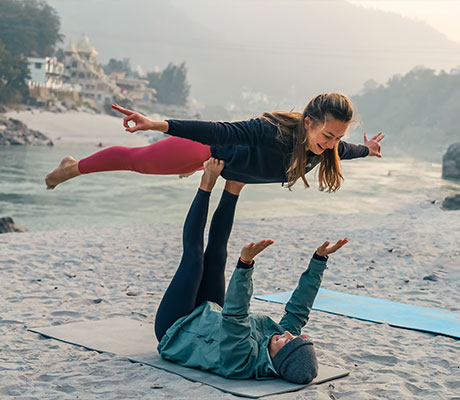yoga in Rishikesh