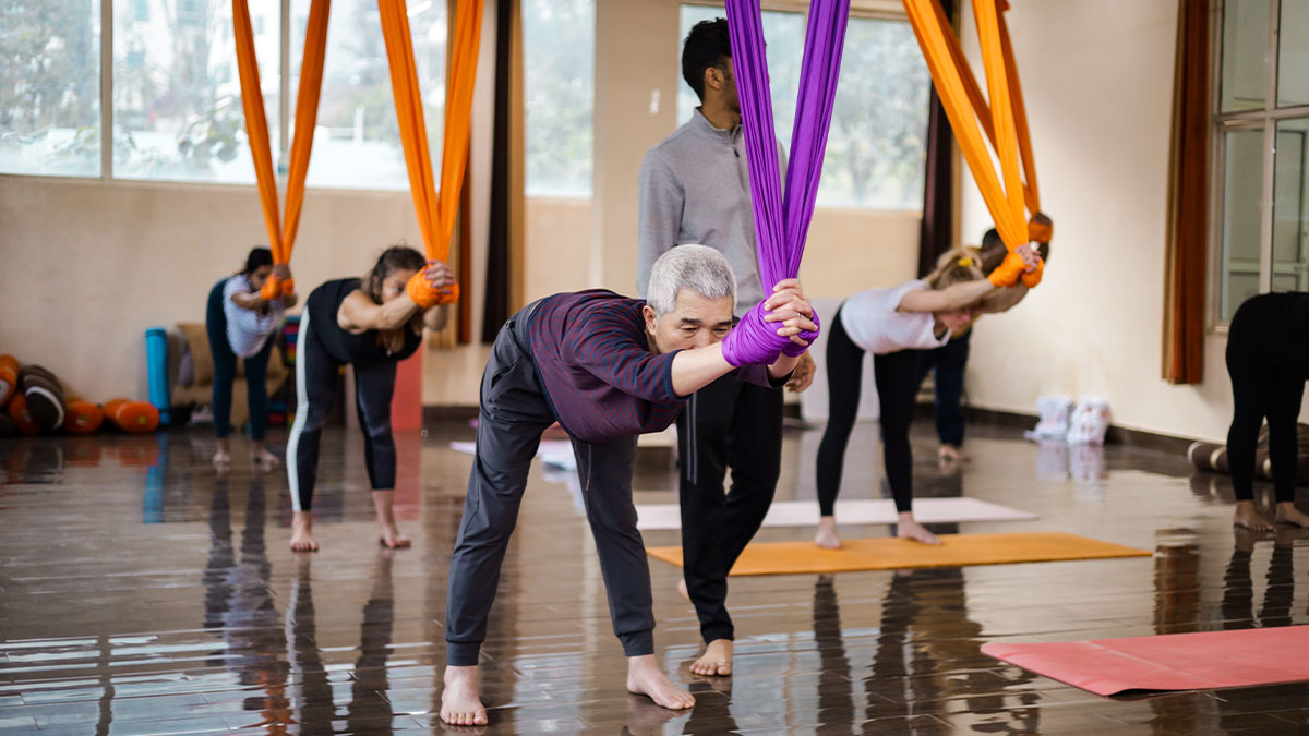 Aerial Yoga Course in Rishikesh